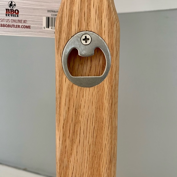 Wood Grill Scraper with Bottle Opener - Picture 8 of 10